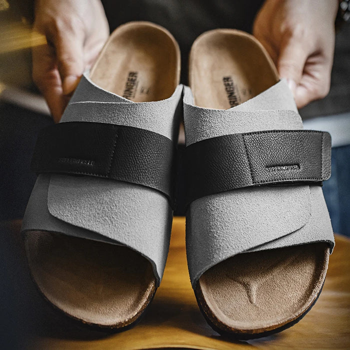 Maden Casual Color-Block Mules