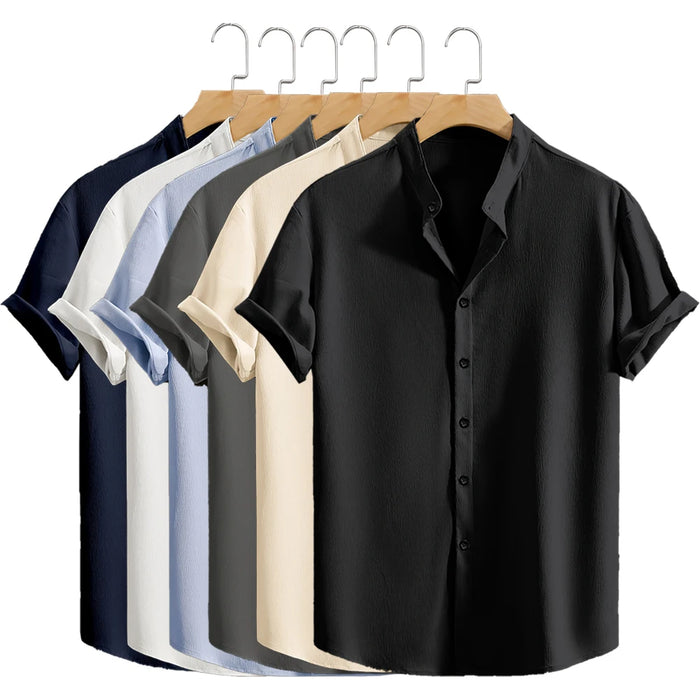 Youth Casual Beach Short Sleeve Shirt