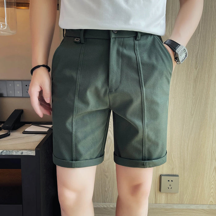 Summer Solid Color Men’s Shorts
