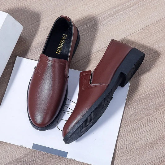 Breathable Casual Leather Shoes for Men