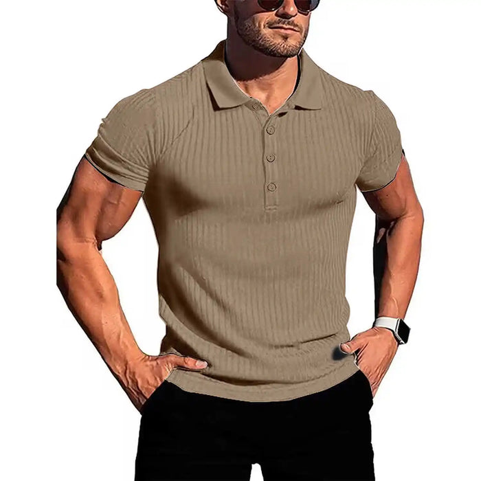 Train, run, and live your day with style and freedom in this men’s sports polo.