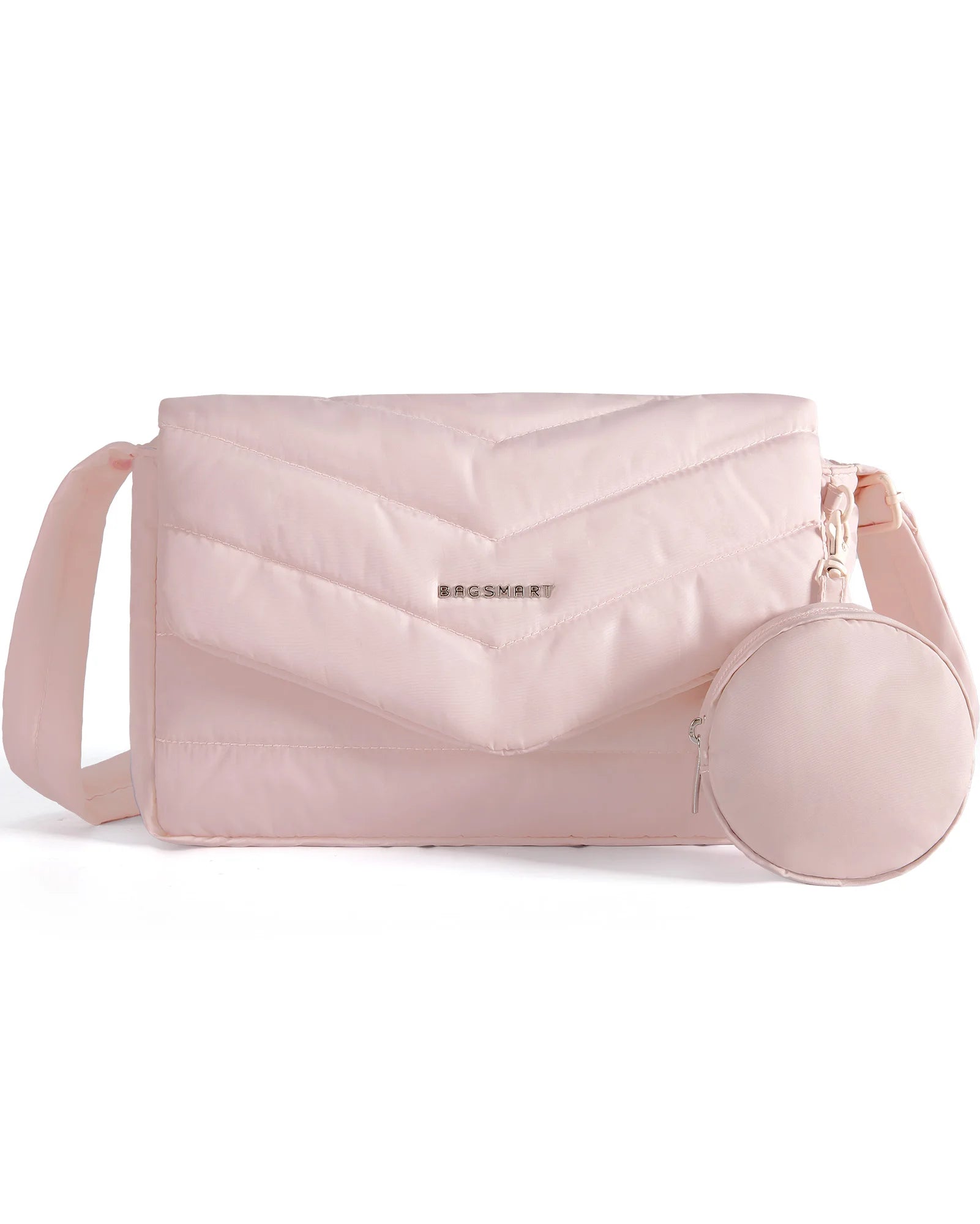 Quilted Puffer Crossbody Bag