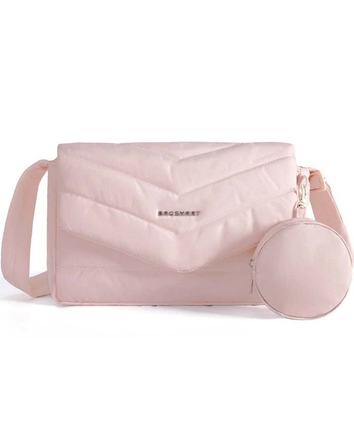 Quilted Puffer Crossbody Bag