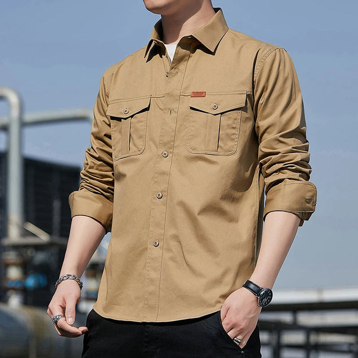 Men’s Classic Cotton Casual Shirt