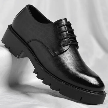 Luxury Men’s Brogues Elevator Shoes