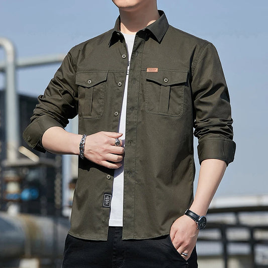 Men’s Classic Cotton Casual Shirt