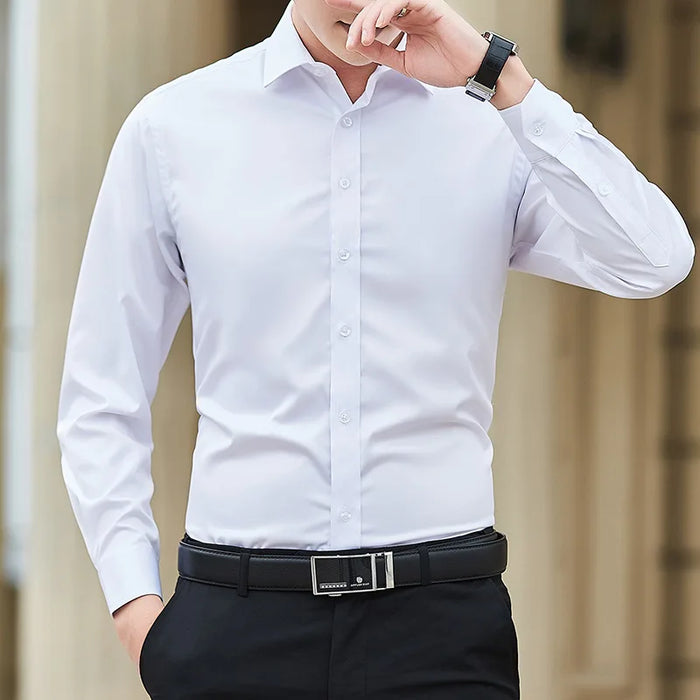 Plus Size Men's Business Shirt